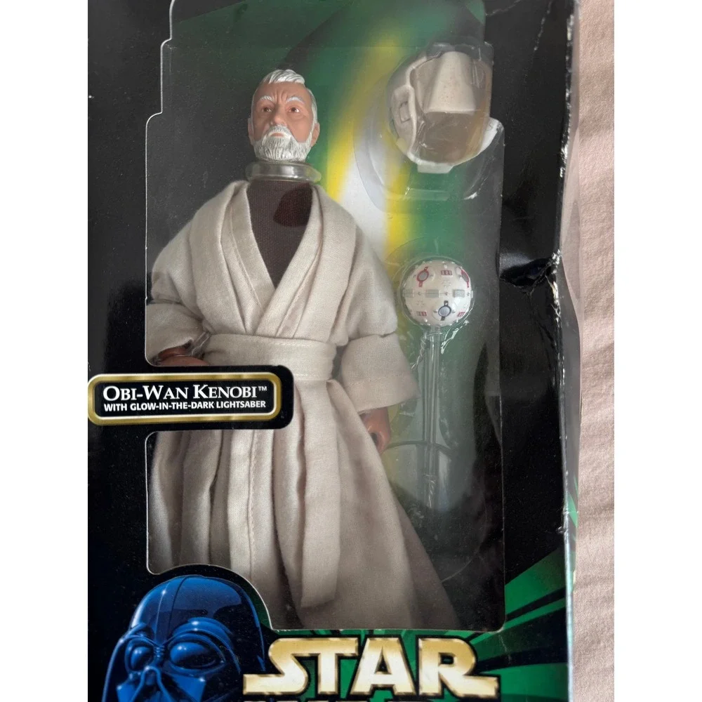 Star Wars Obi Wan Kenobi Vintage Glow in the Dark Lightsaber Action Figure Comic